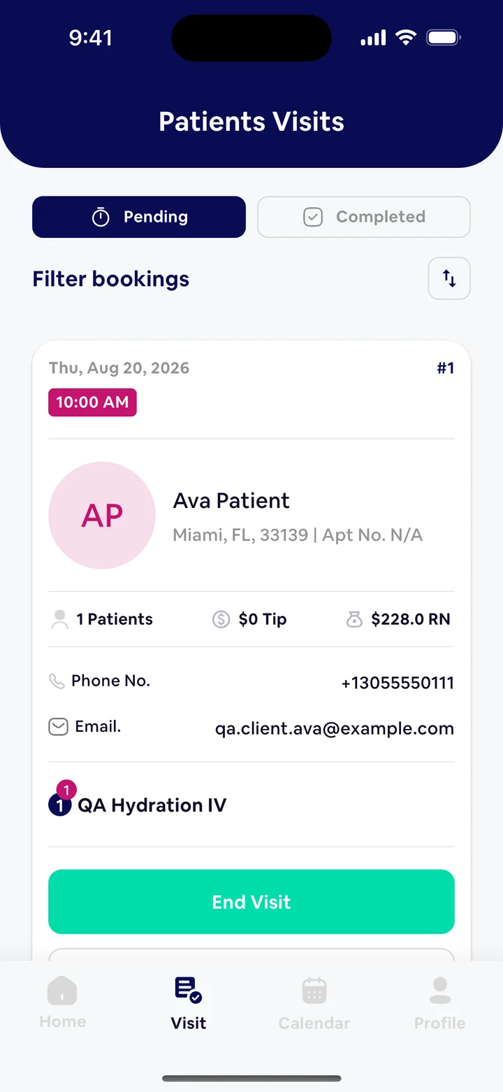 AllMedNow Nurse App screenshot 2
